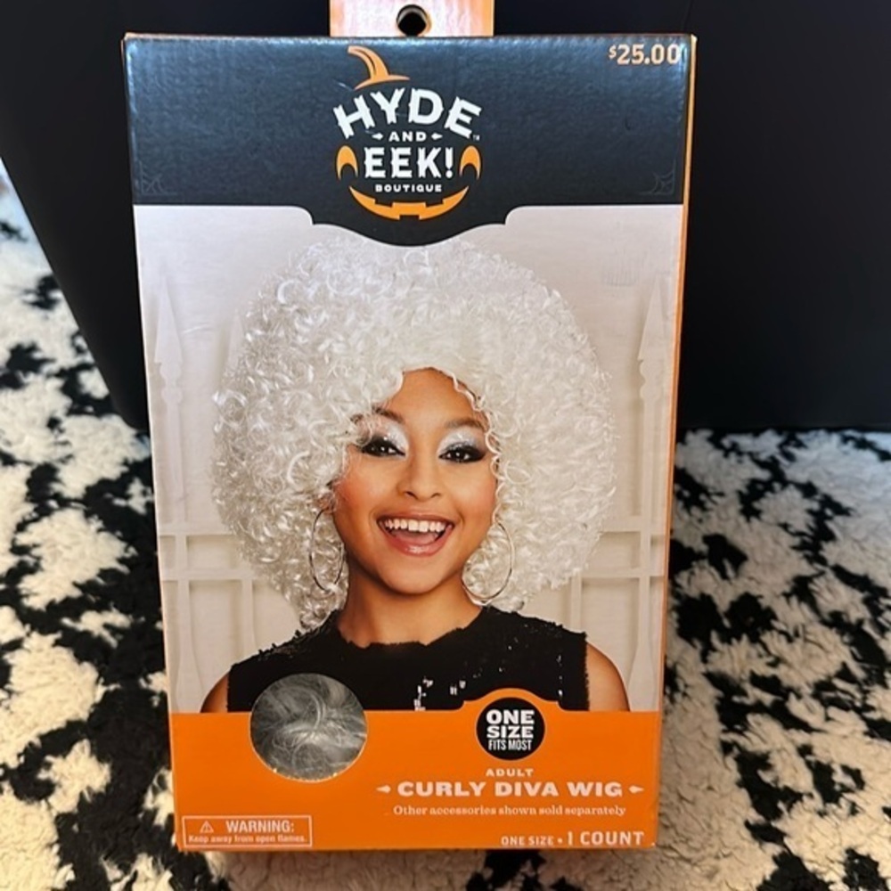 Hyde and Eek! Adult Curly Diva Wig - Halloween